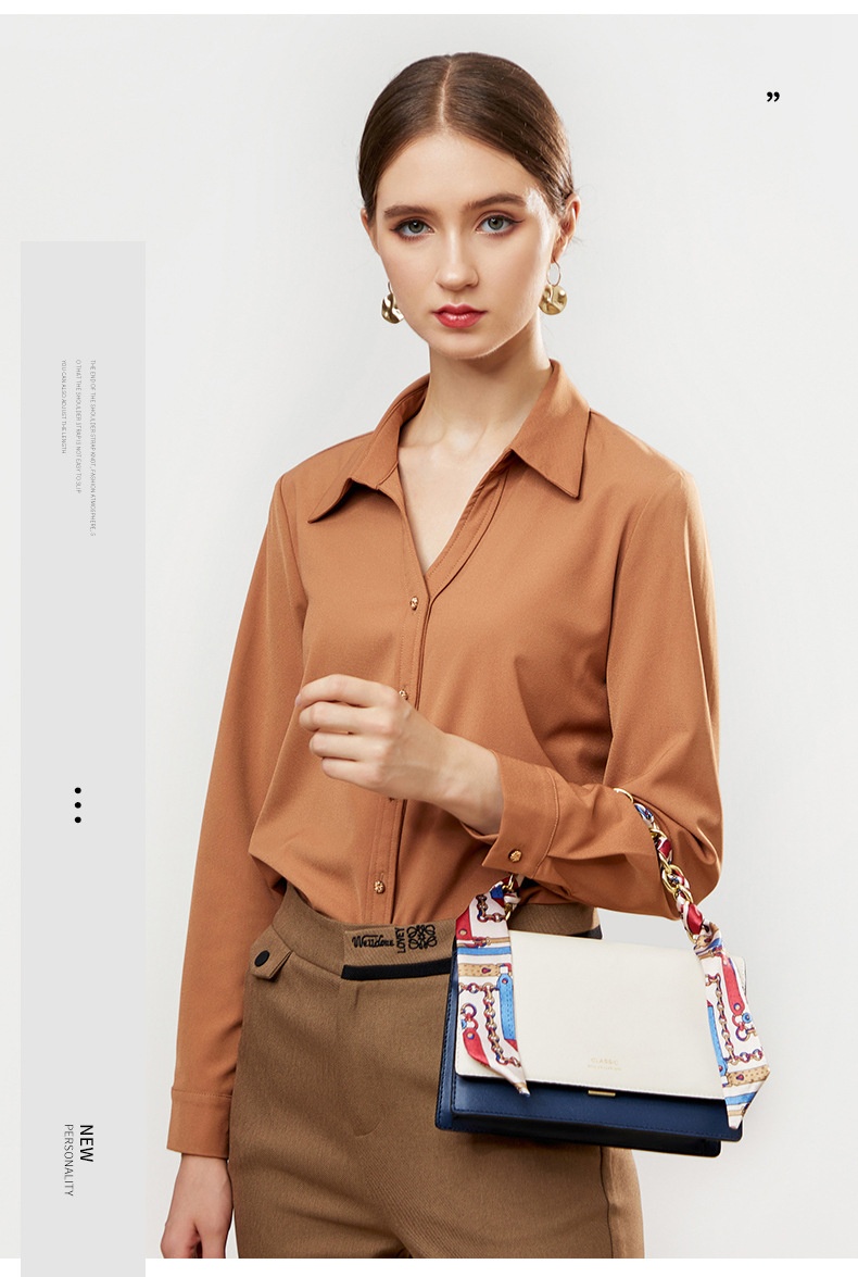 Женская Классическая цепь ремень Crossbody Малый квадратный сумочка с контрастным цветом